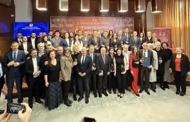 TÜRKİYE GAZETECİLER DERNEĞİ’NİN BAŞARI ÖDÜL TÖRENİ YAPILDI!