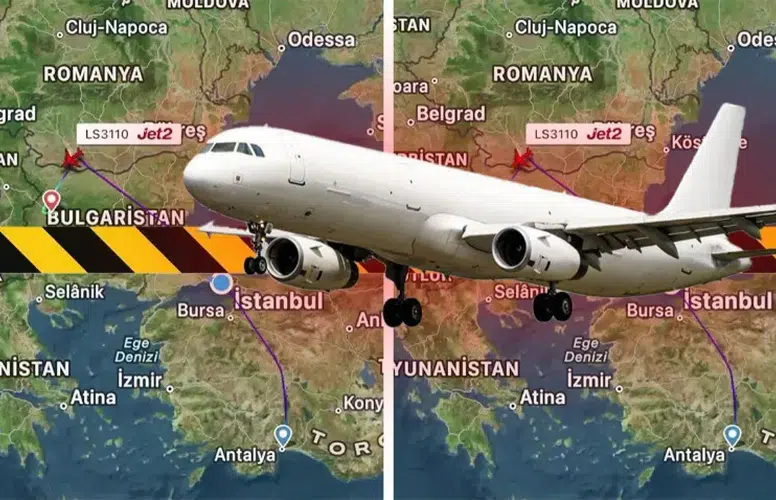 ANTALYA LONDRA UÇAĞINDA YOLCULAR BİRBİRLERİ İLE KAVGA ETTİ!