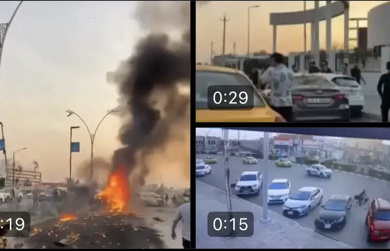 KERKÜK'DE KORKUNÇ KAZA! BİR BETON MİKSERİ ARAÇLARA ÇARPTI!