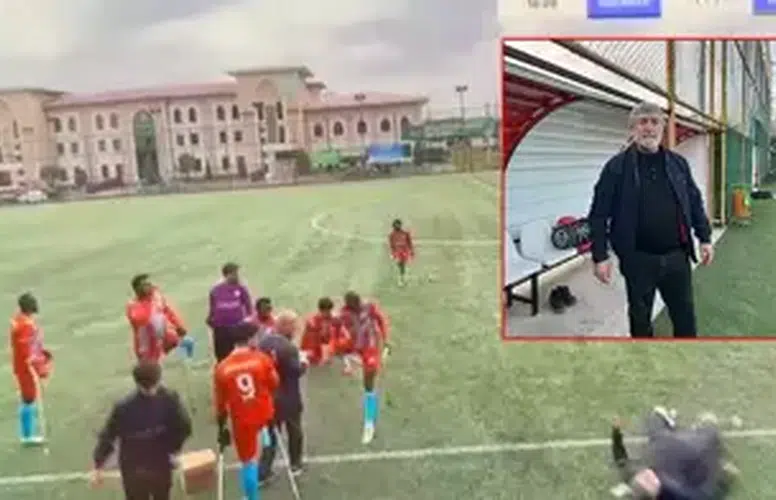 AMPUTE FUTBOL TAKIMININ ANTRENÖRÜ MAÇTA KALP KRİZİ GEÇİRDİ!