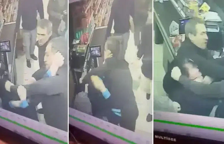 POŞETİNİ KONTROL ETMEK İSTEYEN KASİYERİ DARP ETTİ TUTUKLANDI!