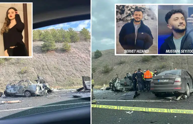 ANKARA'DA KORKUNÇ KAZA! TERS YOLDA HIZLA GİDEN ARAÇ FACİASI!