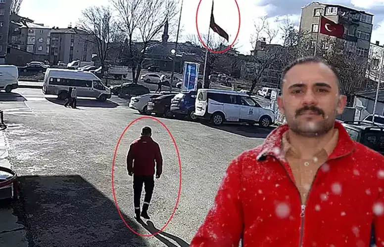 DOLANAN BAYRAĞI DÜZELTMEK İÇİN 15 METRELİK DİREĞE TIRMANDI!