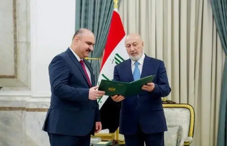 KERKÜK VALİSİ SEMAN AĞA MAZBATASINI ALARAK GÖREV BAŞLADI!