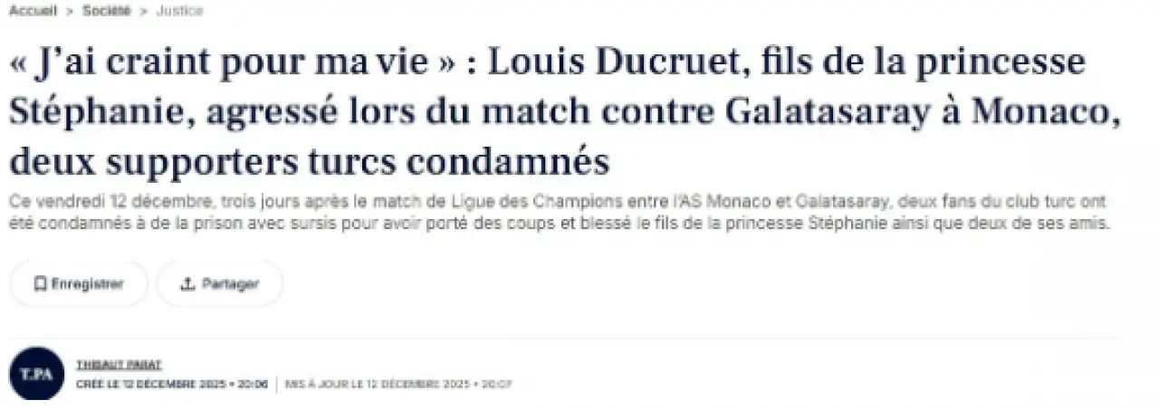 Monaco'yu karıştıran olay! Türk baba ve oğul Monaco prensesinin oğlunu dövdü iddiası - Resim : 1