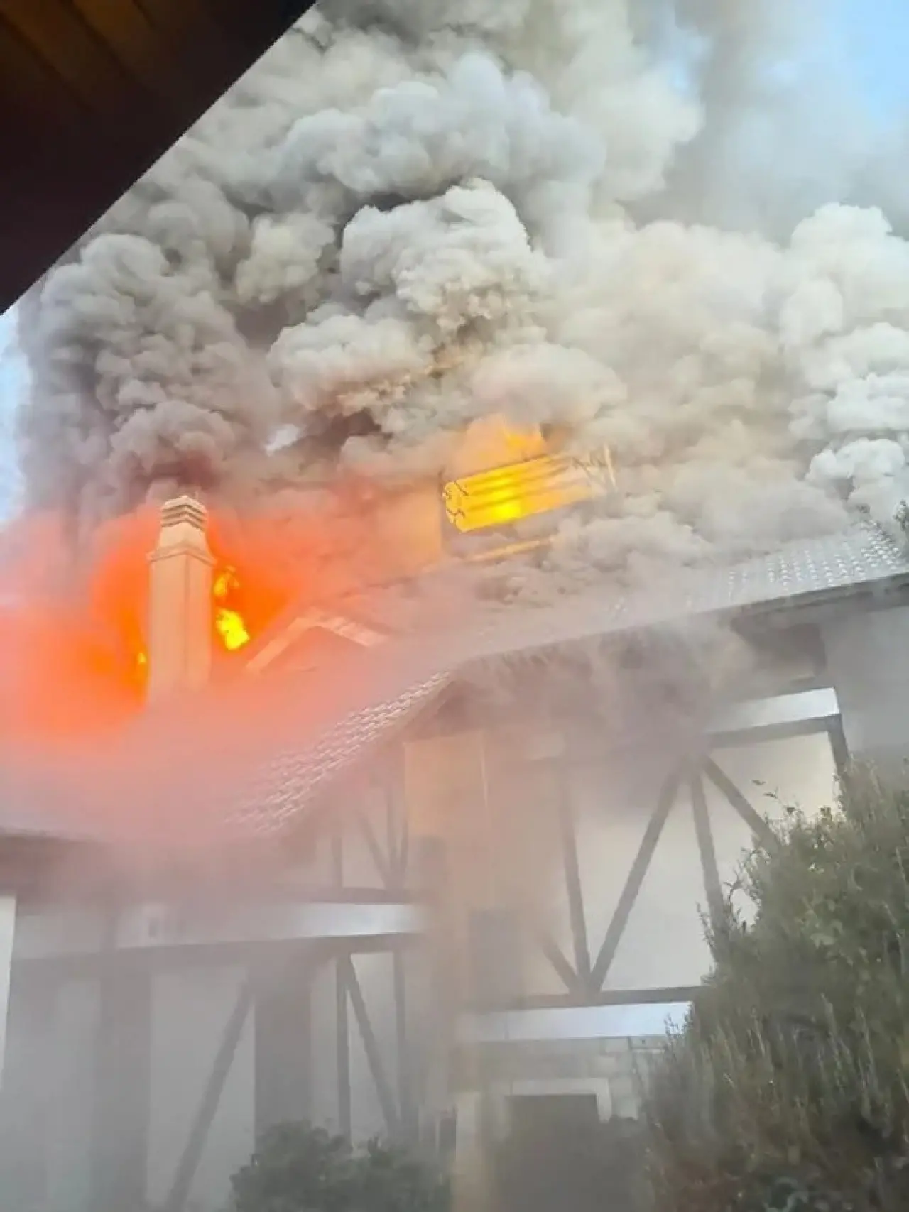 Ünlü oyuncu ölümle burun buruna geldi: Villasında yangın çıktı, hastanelik oldu - Resim : 1