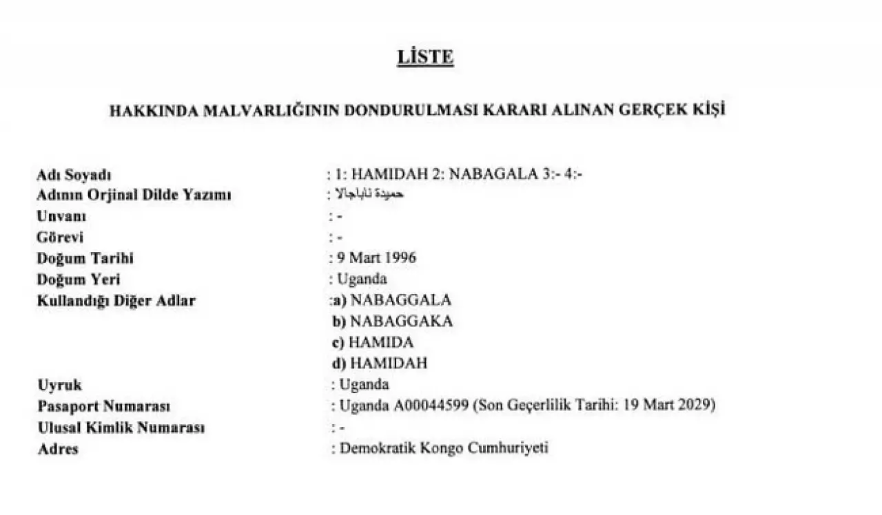 Erdoğan imzaladı: 3 kişinin Türkiye'deki mal varlıkları donduruldu! - Resim : 1