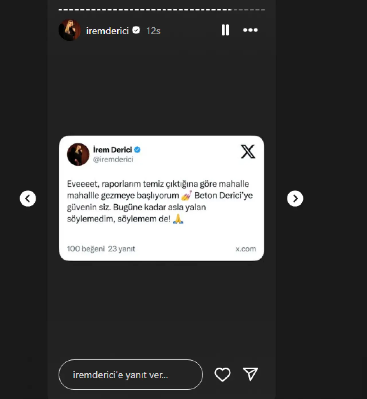 Test sonuçları temiz çıkan İrem Derici 'Mahalle mahalle gezeceğim' dedi! 'Midemi bulandırıyorsun' dediği Ahmet Hakan'a gönderme yapmayı da unutmadı - Sayfa 5
